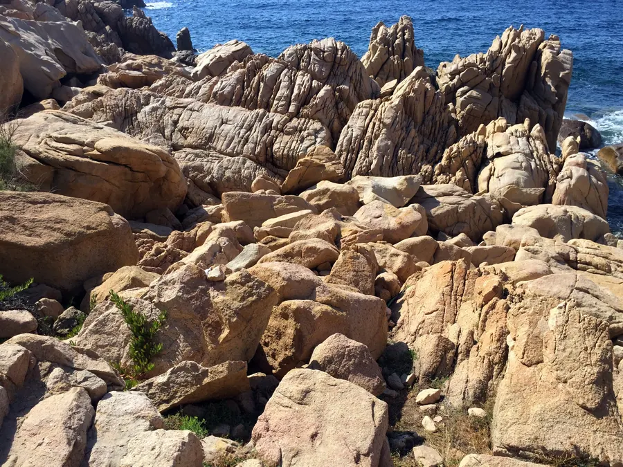 Rocce di granito a Costa Paradiso